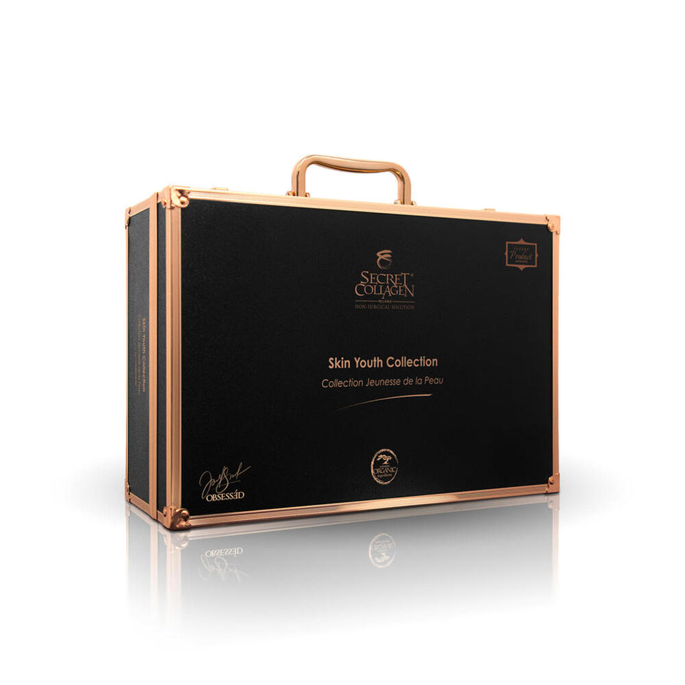 Secret Collagen Skin Youth Collection Skincare Set with Jade Roller